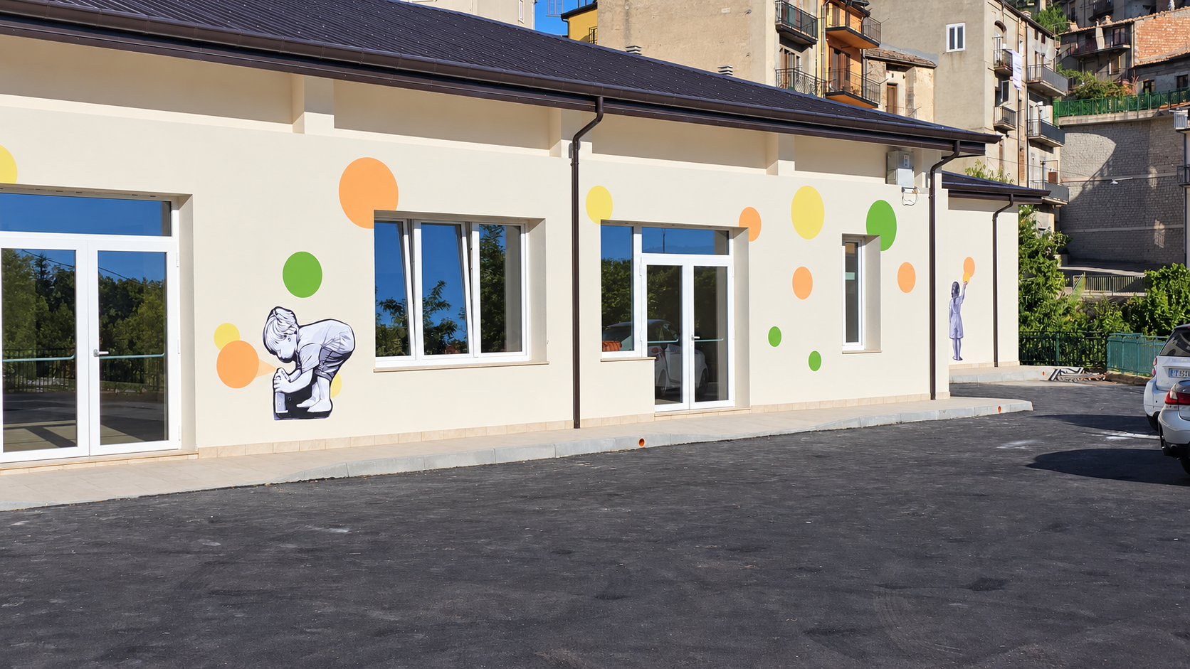 Ingresso dell’edificio scolastico